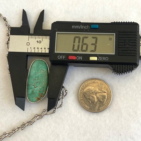 Sterling Silver 925 SWS Reversible Green Blue Turquoise Braided Chain Necklace - Picture 16 of 16